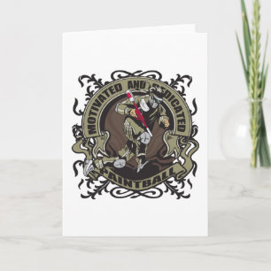 Motivierter Paintball Karte