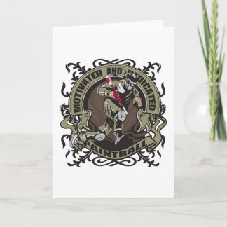 Motivierter Paintball Karte