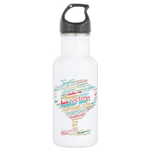 MOTIVIERUNG DER WORTCLOUD EDELSTAHLFLASCHE