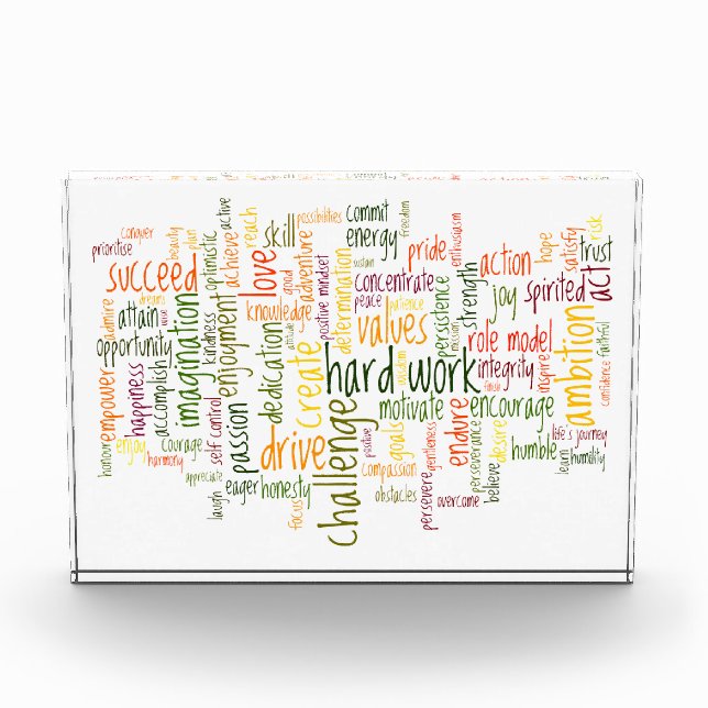 Motivierung von Vertrauen Fotoblock (Vorderseite)