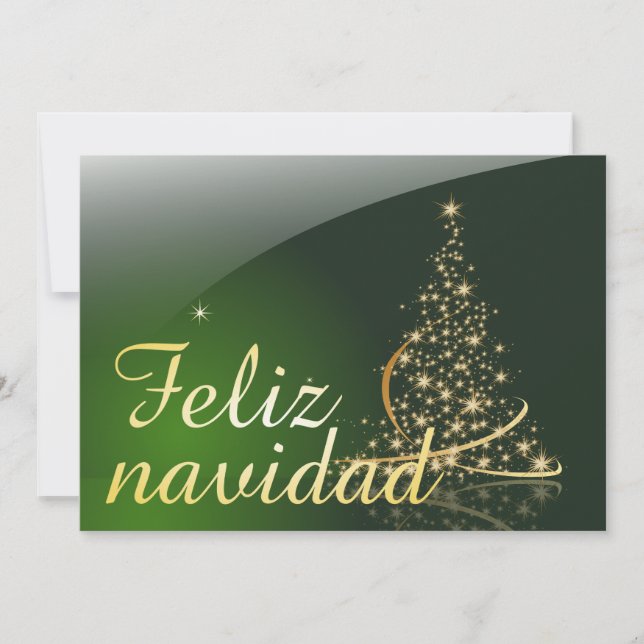 Motivo navideño verde con arbol de navidad V2,0 (Vorderseite)