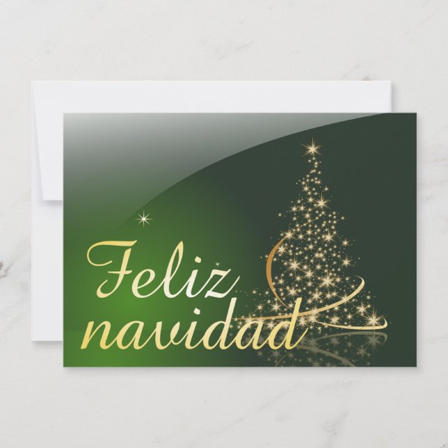 Motivo navideño verde con arbol de navidad V2,0 (Vorderseite)