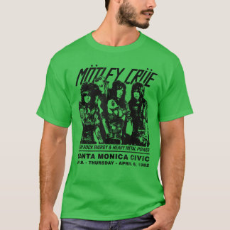 Mötley Crüe Santa Monica Civic Eventankop Freunde T-Shirt