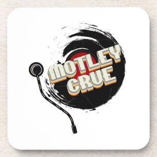 Mötley Crüe Vinyl Vintage Ästhetik Getränkeuntersetzer