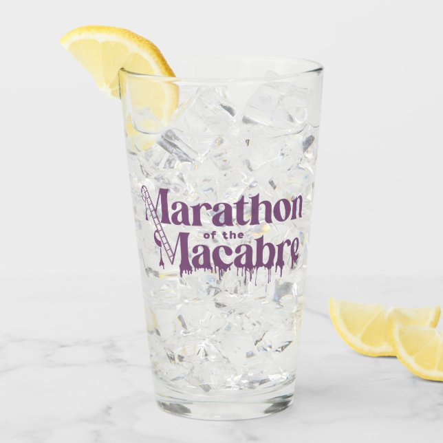 MOTM24 Pint-Glas - Lila Glas (Vorderseite Ice)