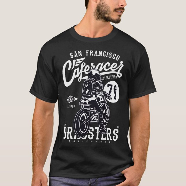 MOTO Café Racer BRAGSTER T-Shirt (Vorderseite)