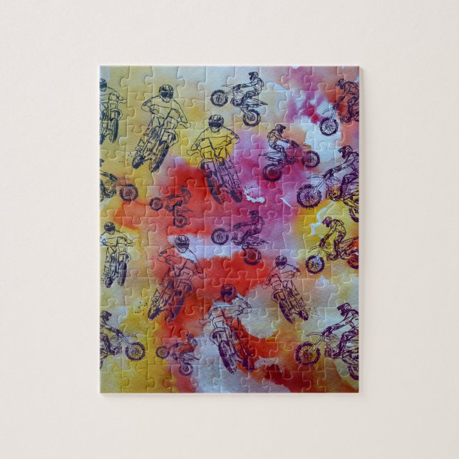 Moto Cross  Puzzle (Vertikal)