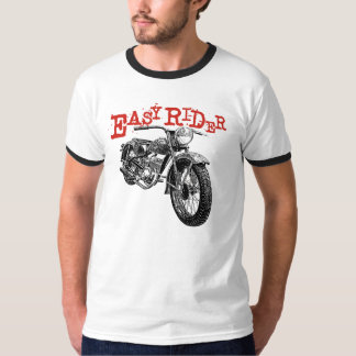 Moto einfacher Reiter T-Shirt