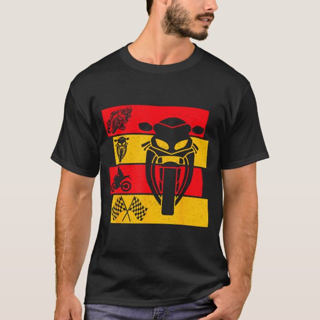 Moto Gp Motorcycle Gp Racing Motorcycles Biker Boy T-Shirt (Vorderseite)
