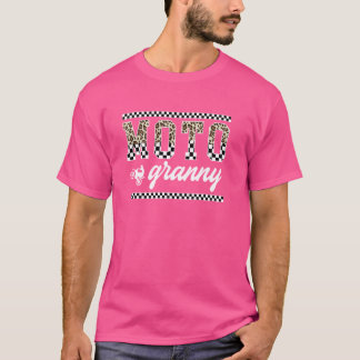 Moto Granny Leopard Motocross Granny Motocross Rid T-Shirt