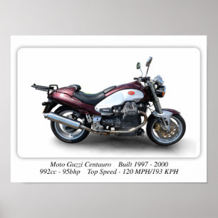 Moto Guzzi Centauro Klassisches Motorrad - A3 Größ Poster