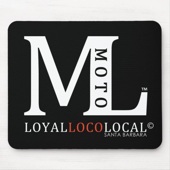 Moto Loco-Mausunterlage Mousepad (Vorne)