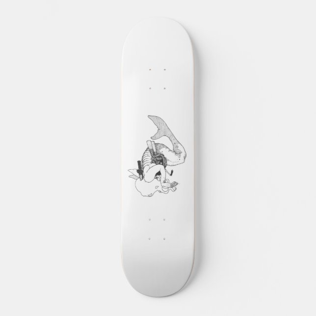 Moto-Mädchen Skateboard (Vorderseite)