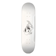 Moto-Mädchen Skateboard