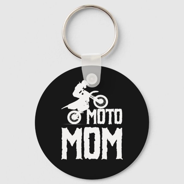 Moto Mama Motorcross Schlüsselanhänger (Vorderseite)