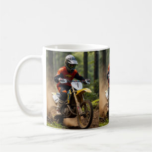 Moto-Mischen - Motocross-Renner Kaffeetasse