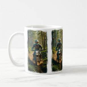 Moto-Mischen - Motocross-Renner Kaffeetasse