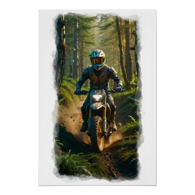 Moto-Mischen - Motocross-Renner Poster (Vorderseite)