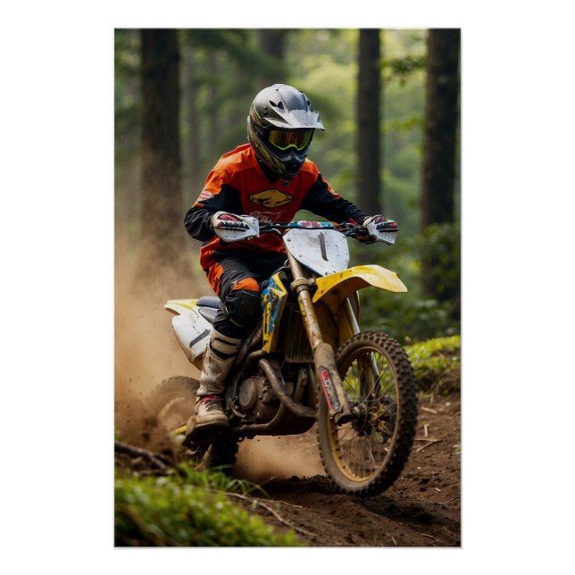Moto-Mischen - Motocross-Renner Poster (Vorderseite)