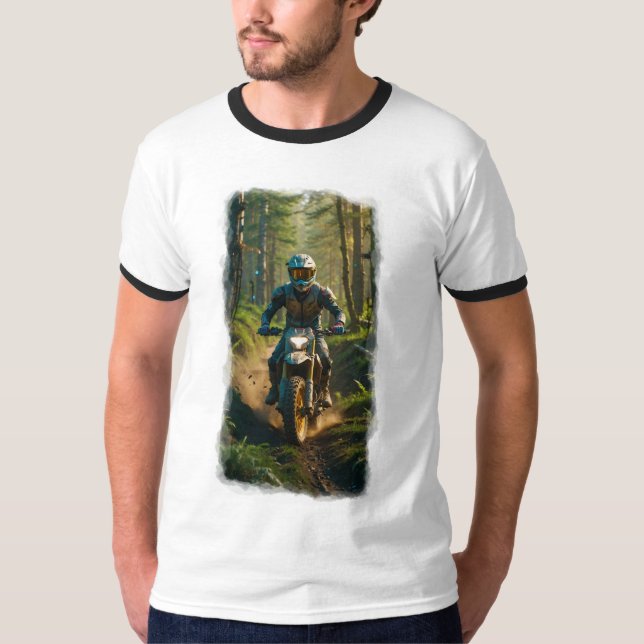 Moto-Mischen - Motocross-Renner T-Shirt (Vorderseite)