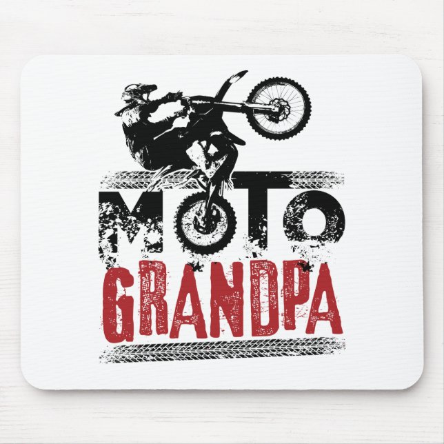 Moto Opa Motocross BMS Dirt Bike Mousepad (Vorne)
