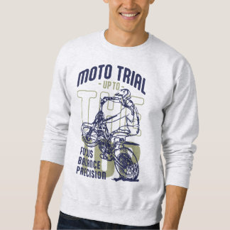 Moto-Prüfung nach oben Sweatshirt