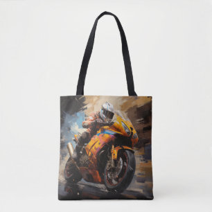 Moto Race Action Sport Malerei Abstrakte Art Deco