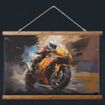 Moto Race Action Sport Malerei Abstrakte Art Deco Wandteppich Mit Holzrahmen<br><div class="desc">Moto Race Action Sport Malerei Abstrakte Art Decor. Eine phantastische Malerei,  die den Geist der Herausforderung und des Perfektionismus hervorhebt.</div>