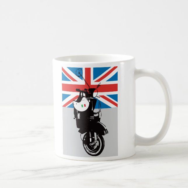 Moto | Retro Vespa Tasse (Rechts)