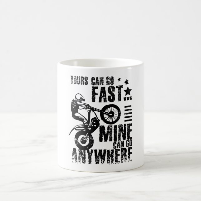 Moto trial bike fast kaffeetasse (Mittel)