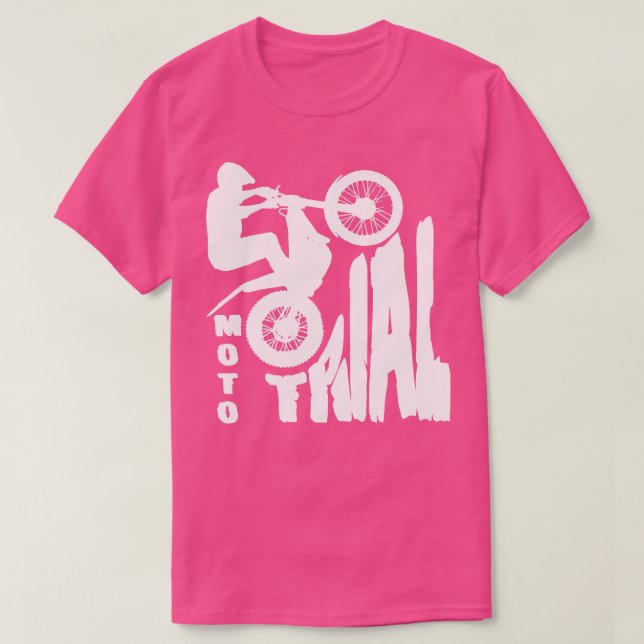 Moto Trial Bike Motorrad - Trial T-Shirt (Design vorne)