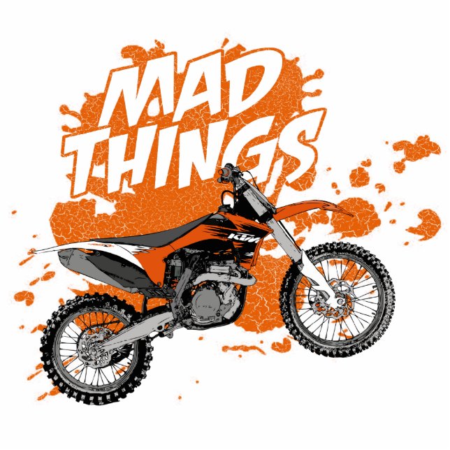 Moto Verrücktheit Freistehende Fotoskulptur (Vorne)