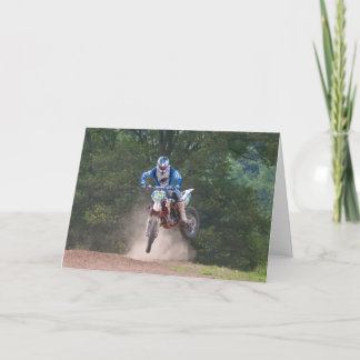 Moto X Gruß-Karte4 Motocross Karte