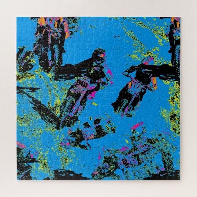 Moto-xing - Motocross Racers Jigsaw Puzzle (Horizontal)