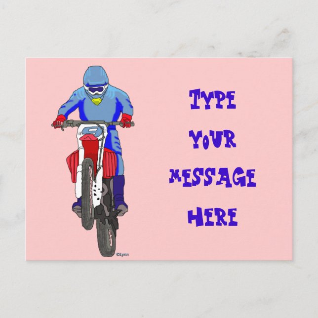 Motocross 100 postkarte (Vorderseite)