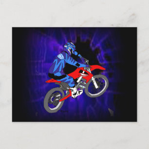 Motocross 203 postkarte