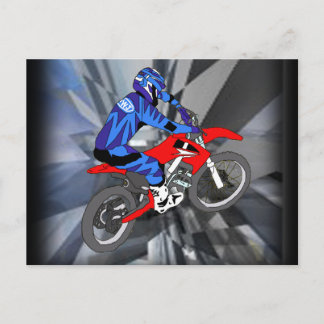 Motocross 204 postkarte