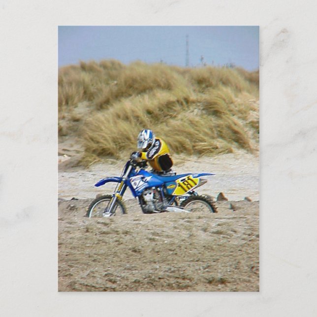Motocross 2, Dunkerque, Frankreich, 1990er Postkarte (Vorderseite)