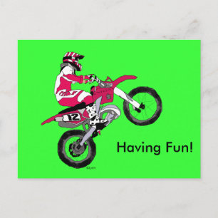 Motocross 300 postkarte