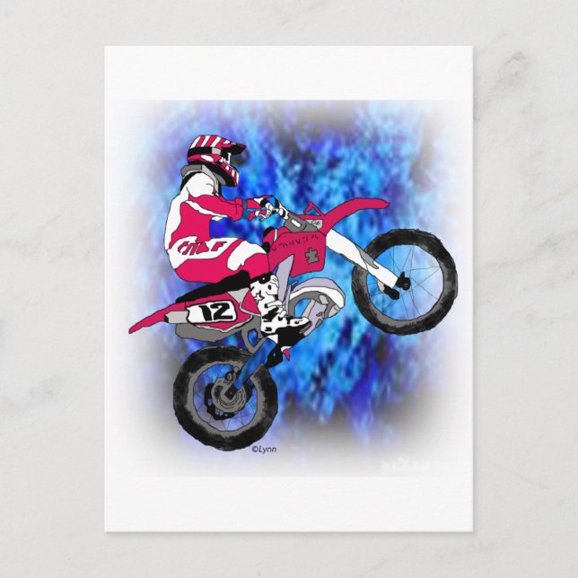 Motocross 306 postkarte (Vorderseite)