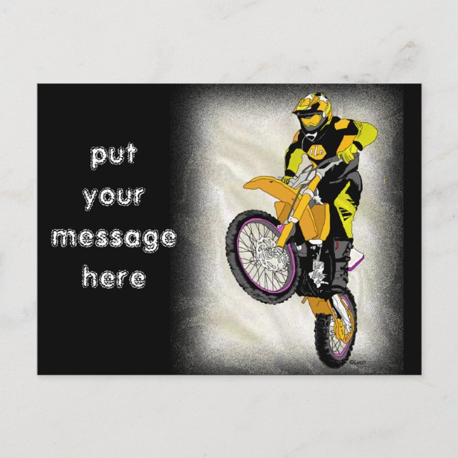 Motocross 410 postkarte (Vorderseite)