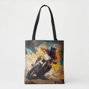 Motocross Action Sport Malerei Abstrakte Art Deco