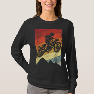 Motocross Bike Vintag Dirtbike Racing Retro T-Shirt