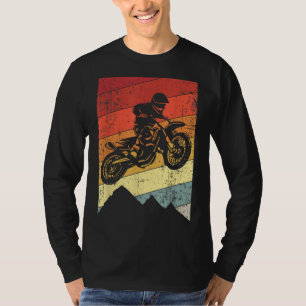 Motocross Bike Vintag Dirtbike Racing Retro T-Shirt