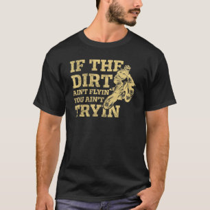 Motocross Bike Vintage Dirtbike Racing Funny Dirt  T-Shirt