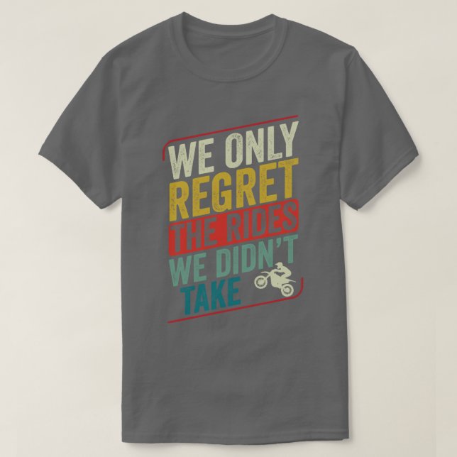 Motocross Biker Dirt Bike Motorrad Fahren Wir fahr T-Shirt (Design vorne)