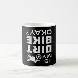 Motocross Biker Dirt Bike Motorrad Sonnenschein Kaffeetasse
