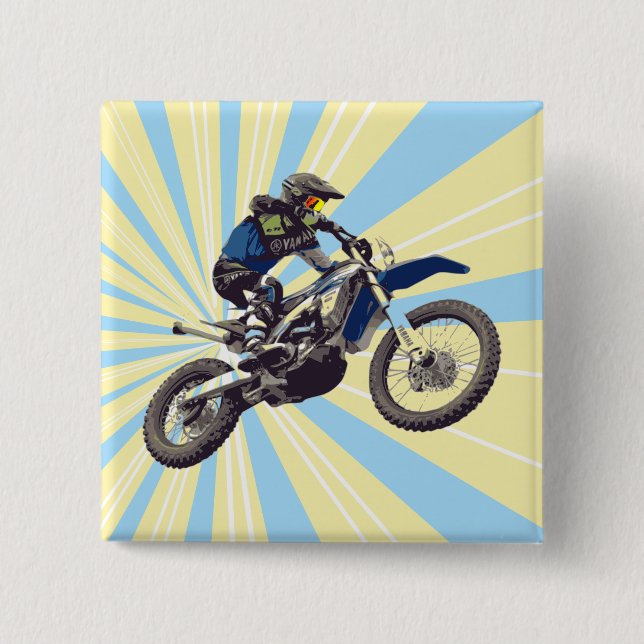Motocross Button (Vorderseite)