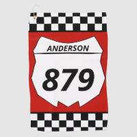 Motocross Custom Dirt Bike Number Plate auf Red