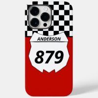 Motocross Custom Dirt Bike Number Plate on Red